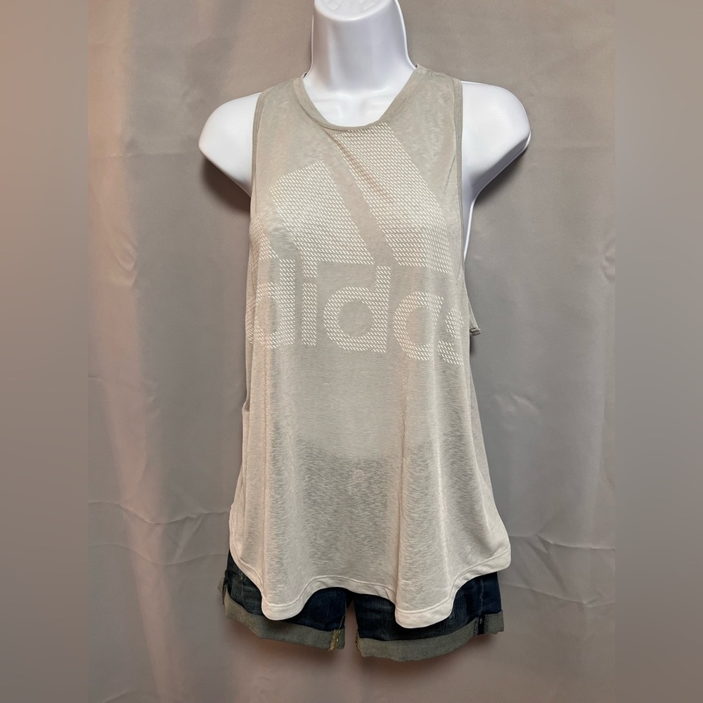 Adidas tank gray size Large
